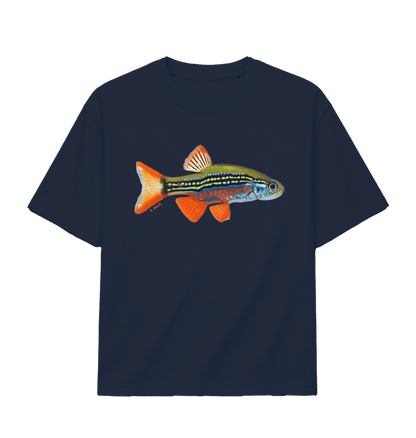 French Navy Printed T-shirt Front