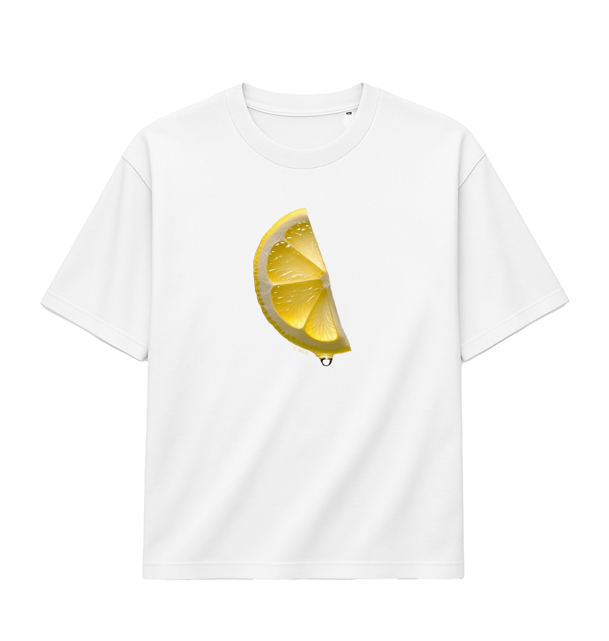 White Printed T-shirt Front