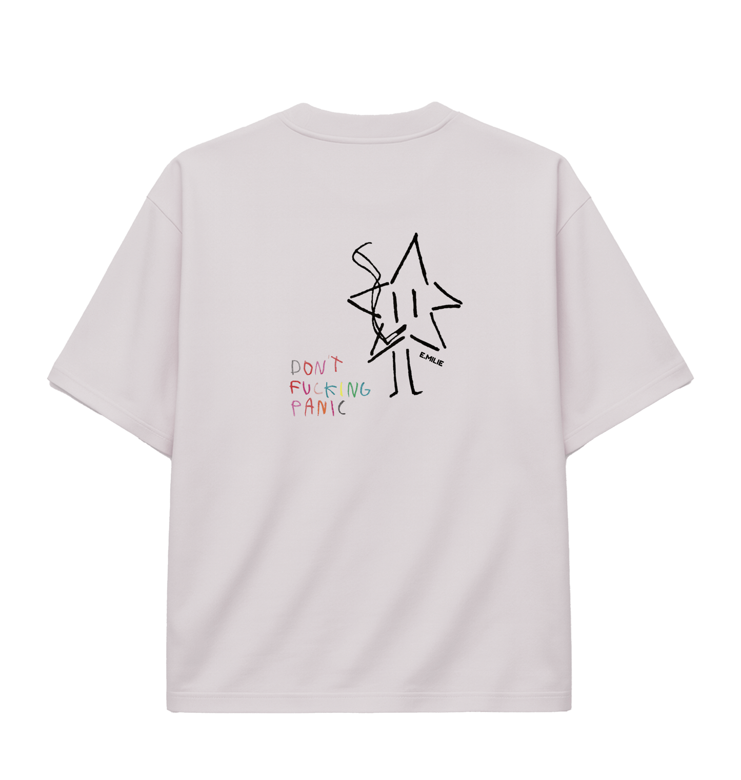 Cool Heather Grey Printed T-shirt Back