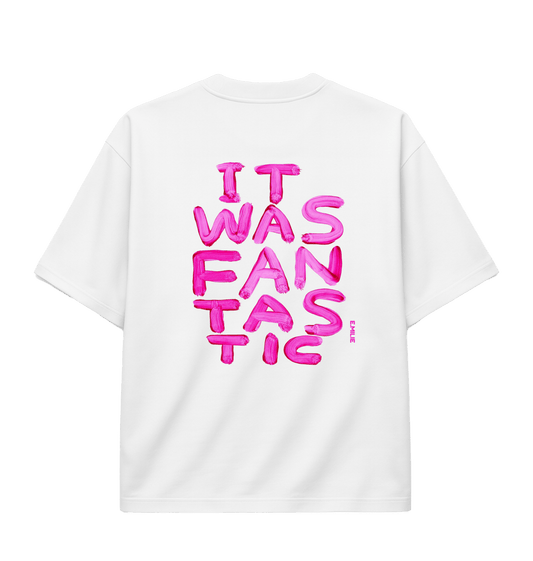 White Printed T-shirt Back