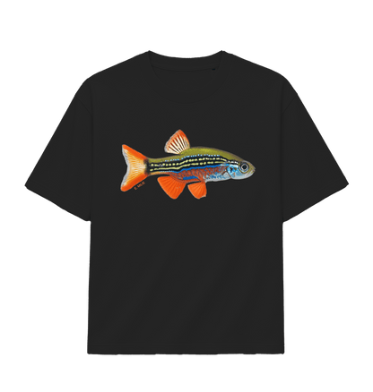 Black Printed T-shirt Front