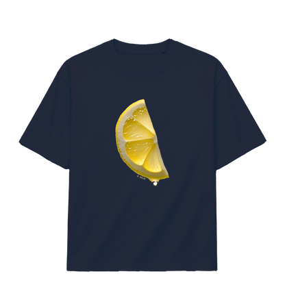 French Navy Printed T-shirt Front