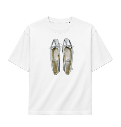 White Printed T-shirt Front