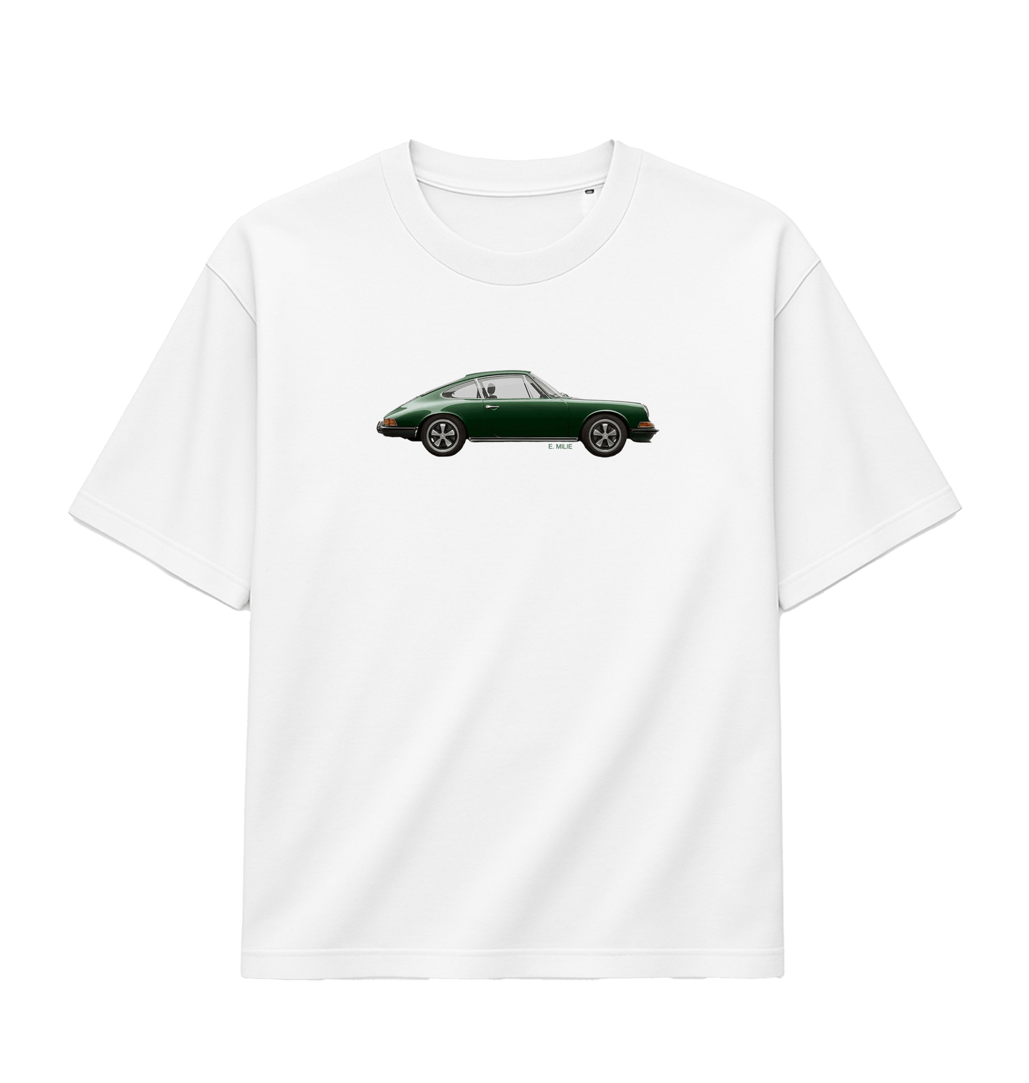 White Printed T-shirt Front