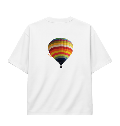 White Printed T-shirt Back