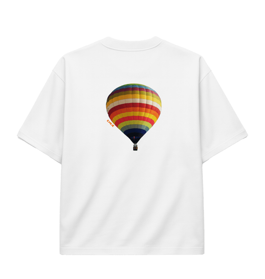 White Printed T-shirt Back