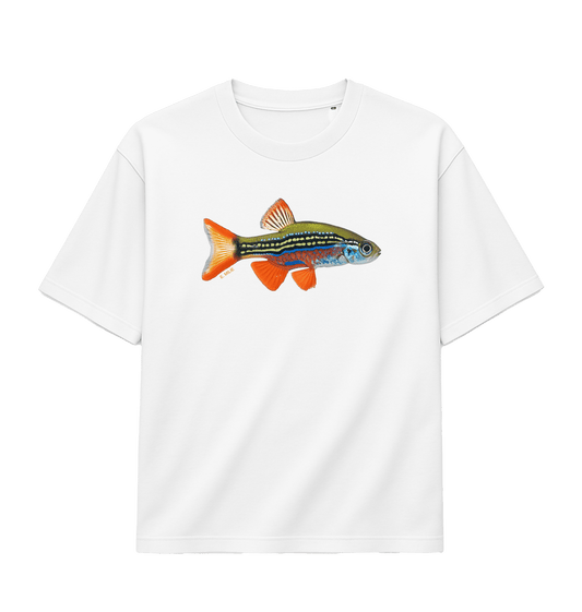 White Printed T-shirt Front