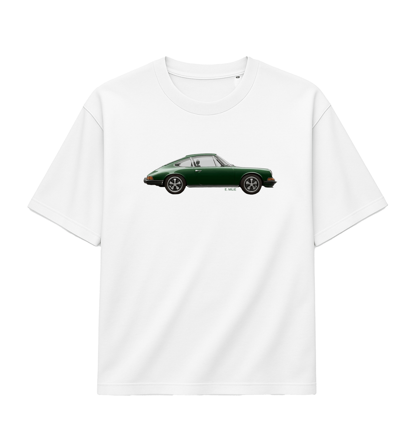 White Printed T-shirt Front