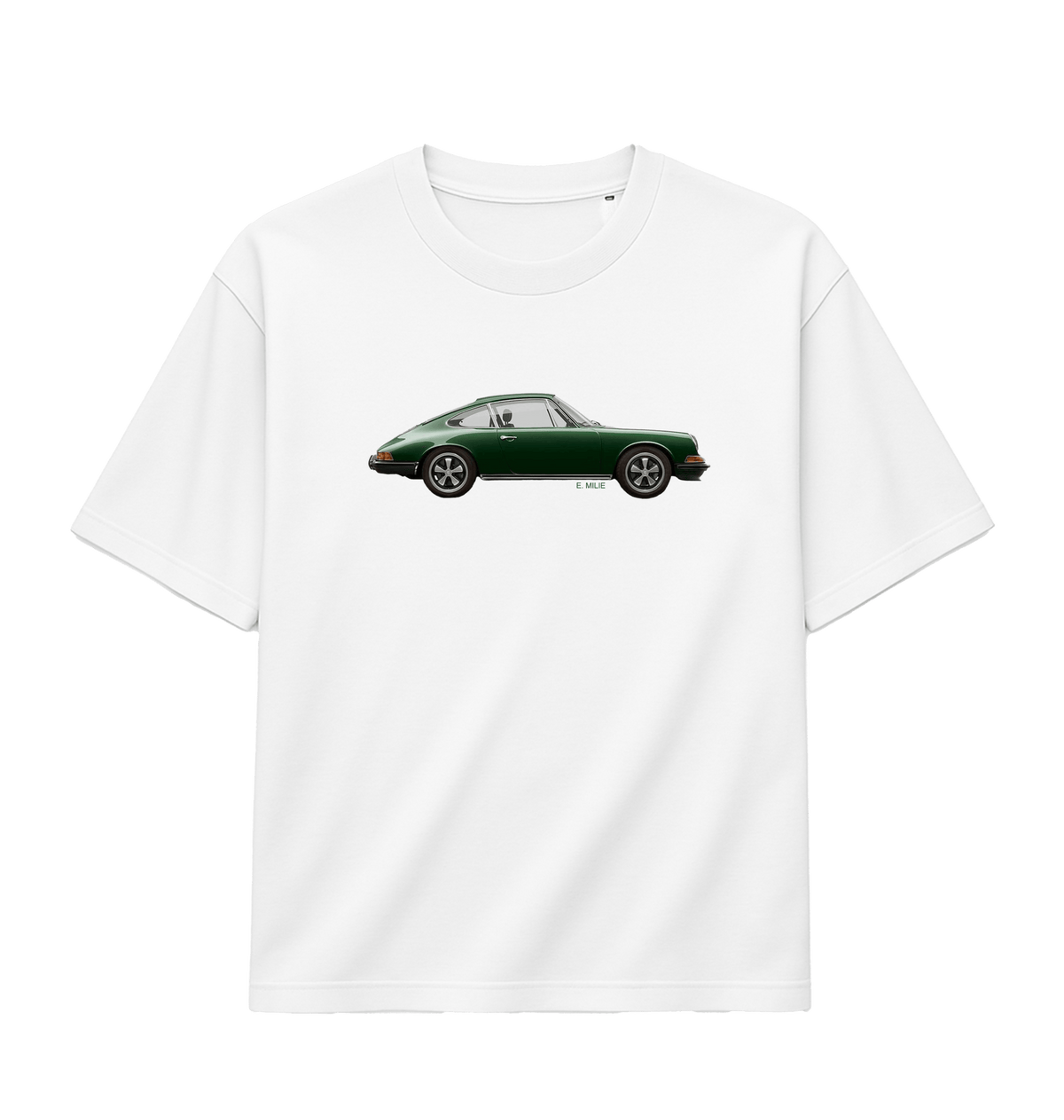 White Printed T-shirt Front