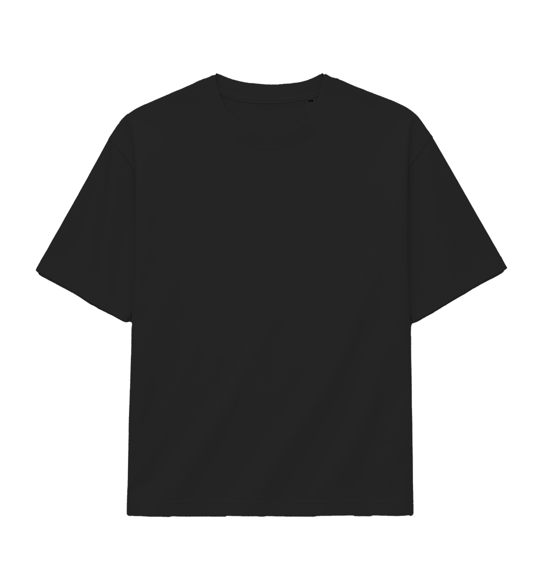 Black Printed T-shirt Front