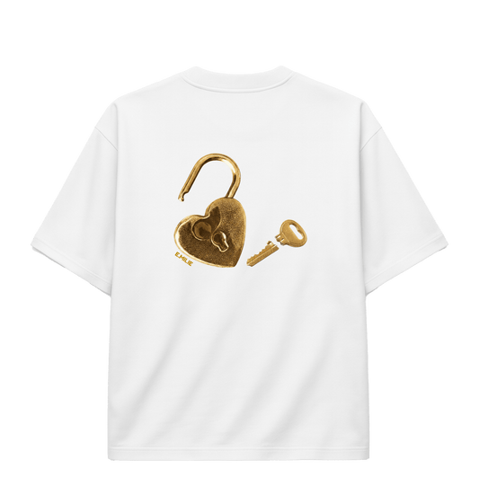 White Printed T-shirt Back