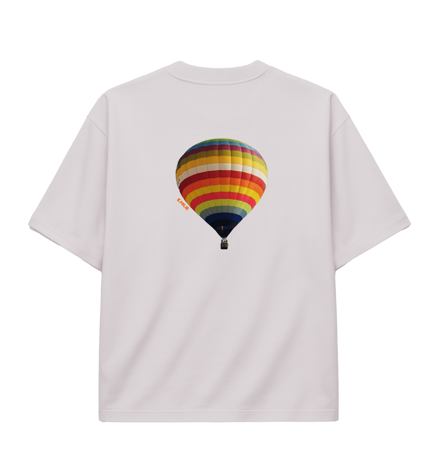 Cool Heather Grey Printed T-shirt Back